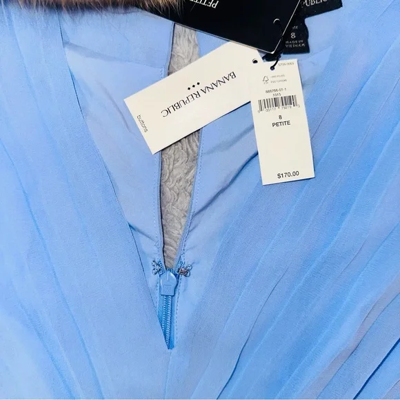 Banana Replublic chiffon pleated dress - Picture 8 of 17